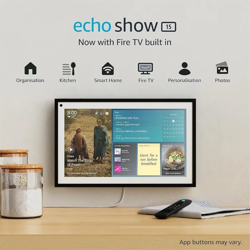 دستیار صوتی تصویری آمازون مدل Echo Show 15 with Alexa — تصویر ۵