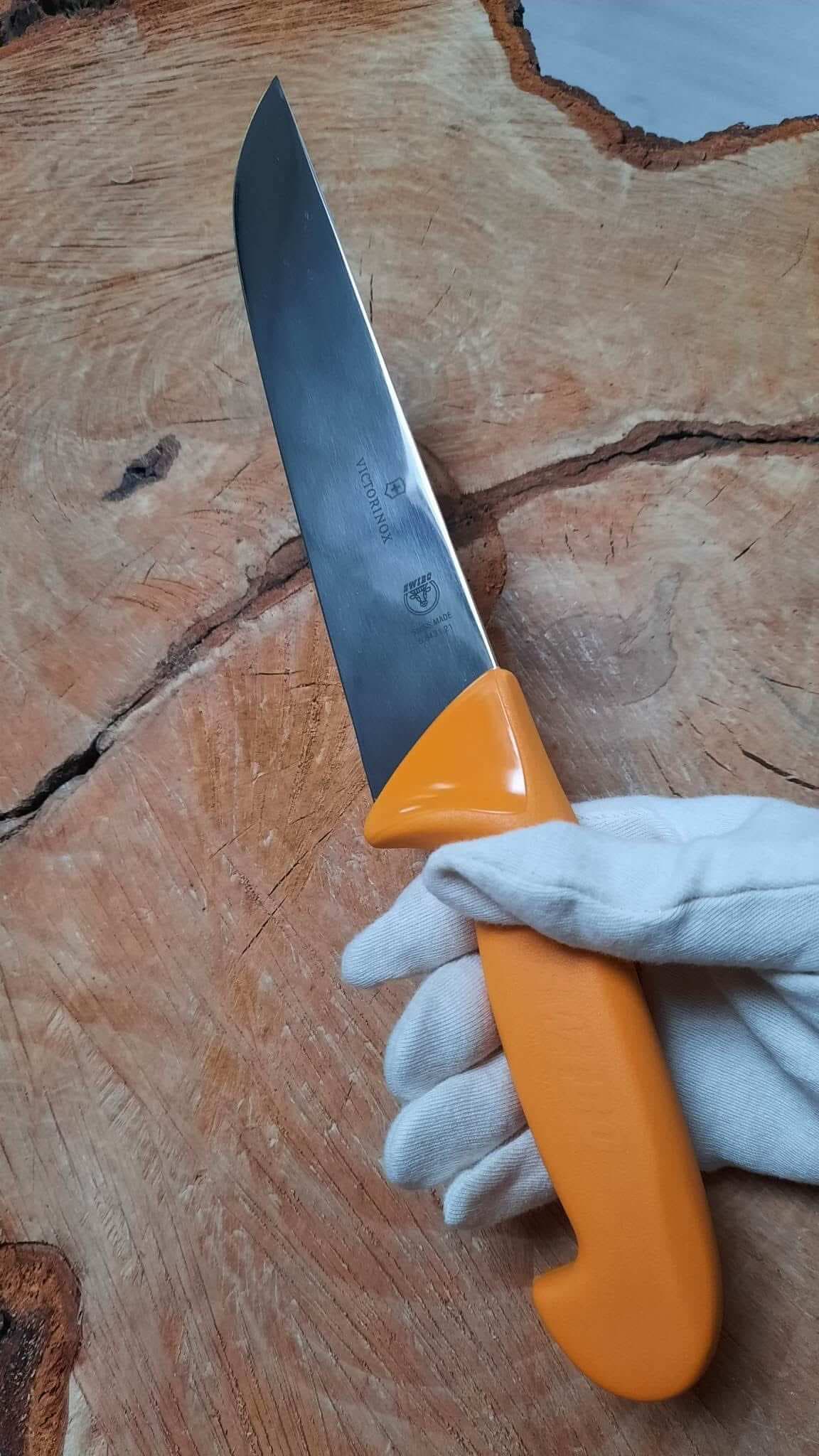 چاقوی سلاخی برند ویکتورینوکس اصل سوئیس 21 سانتی متری (سایز 8) مدل سویی بو 5.8421.21 – Victorinox Swibo Butchers Knife 5.8431.21 21cm — تصویر ۶