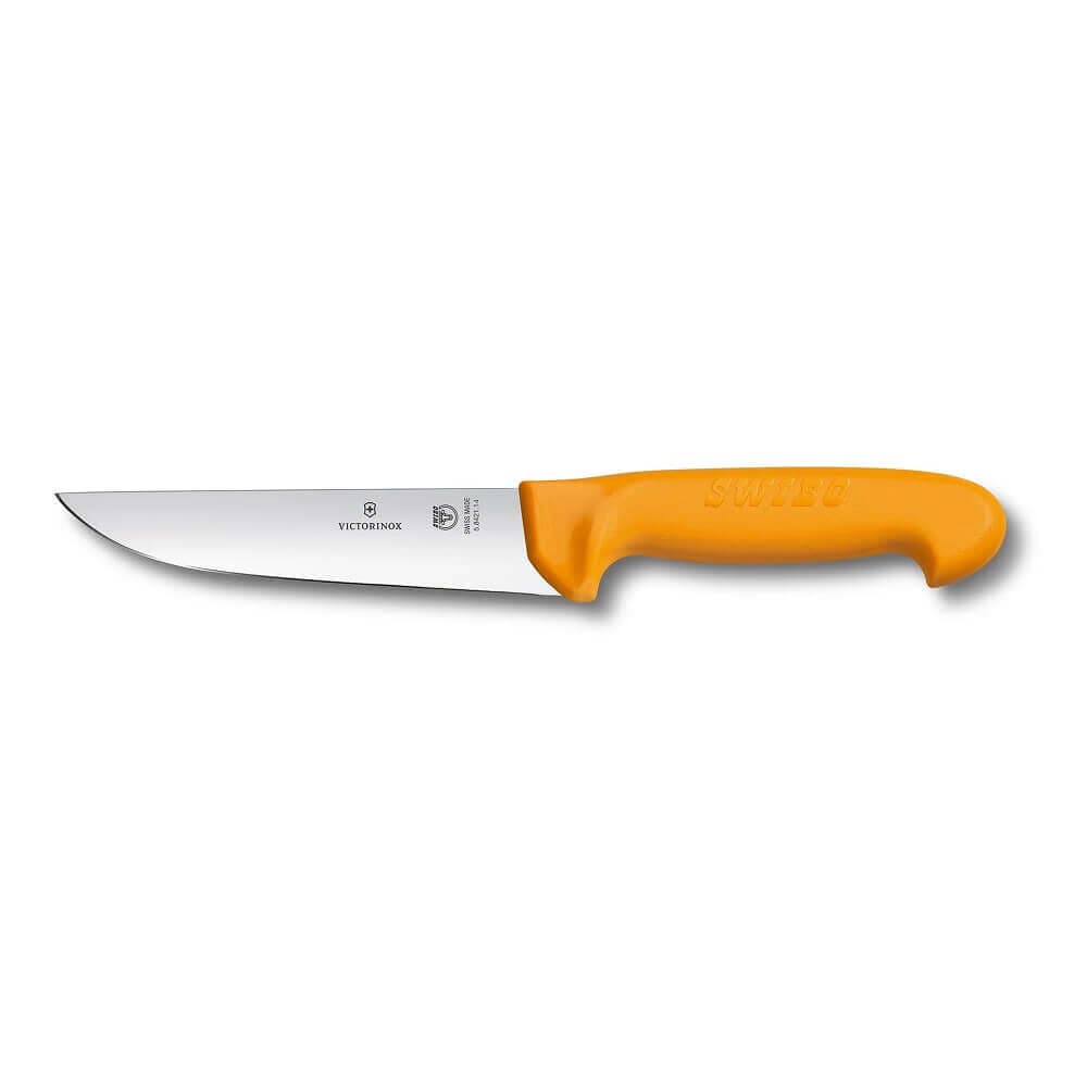 چاقوی سلاخی برند ویکتورینوکس اصل سوئیس 14 سانتی متری (سایز 5) مدل سویی بو 5.8421.14 – Victorinox Swibo Butchers Knife 5.8421.14 14cm — تصویر ۴