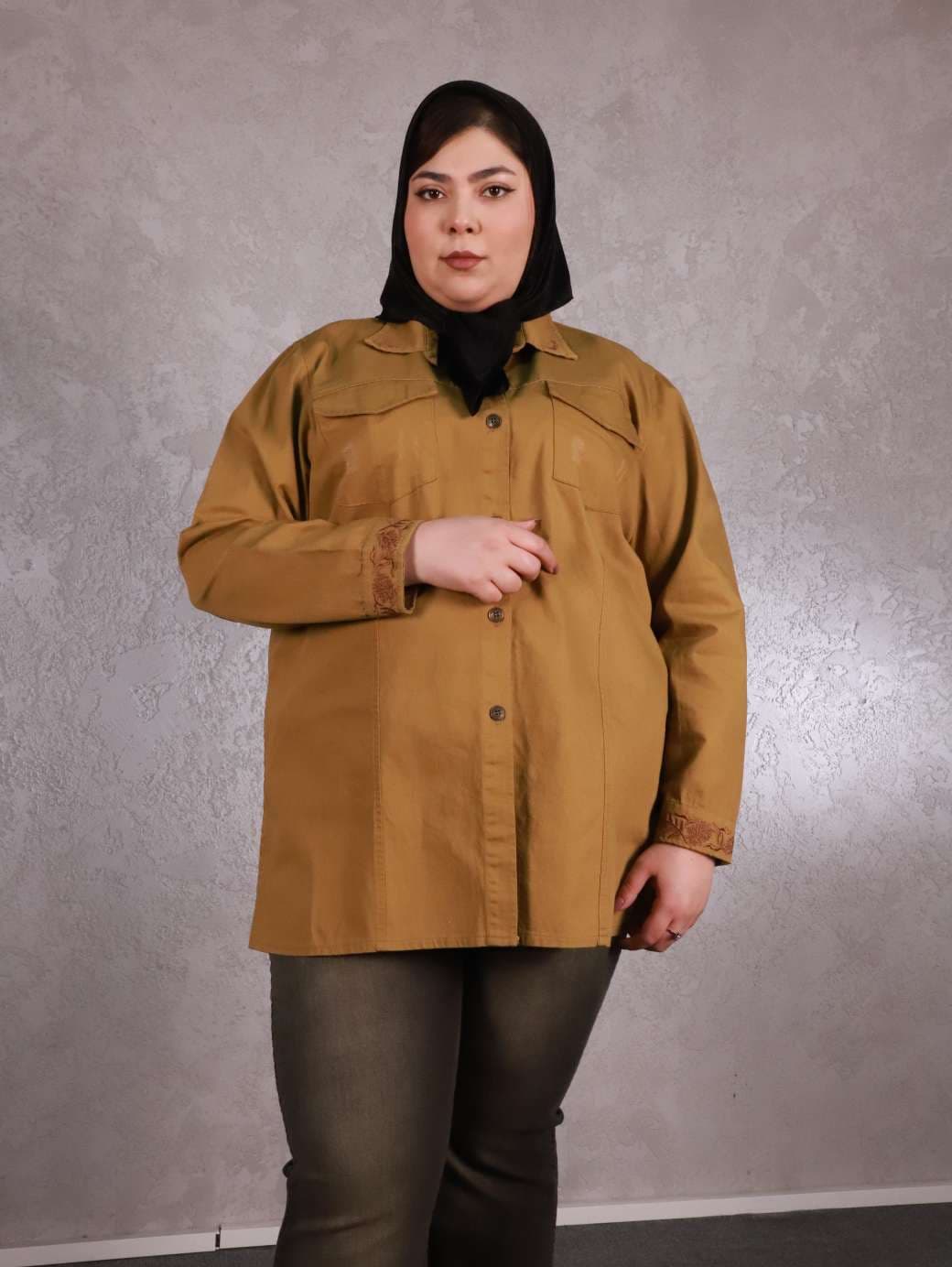 تونیک مانتویی کتان