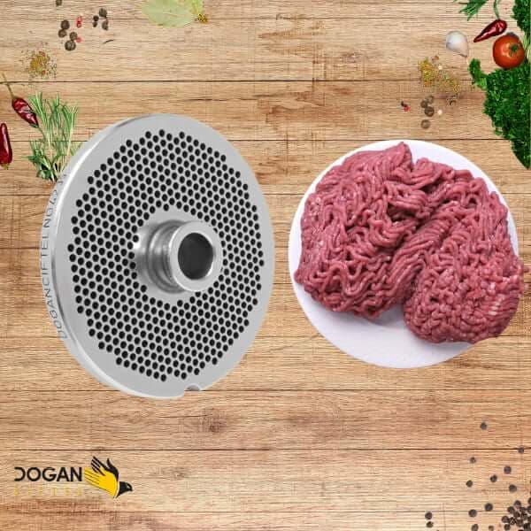 پنجره (شبکه) چرخ گوشت سایز 42 نمره 3.5 برند دوغان چیفتل اصل ترکیه – Dogan ciftel 42 No 3.5 mm — تصویر ۲