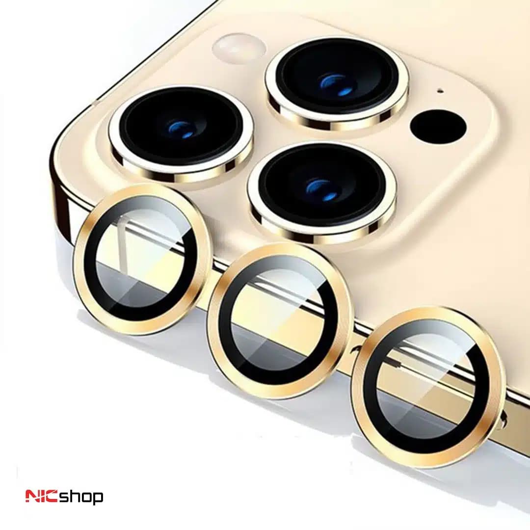 محافظ لنز دوربین مدل رینگی مناسب برای گوشی موبایل اپل iphone 13 pro max — تصویر ۴