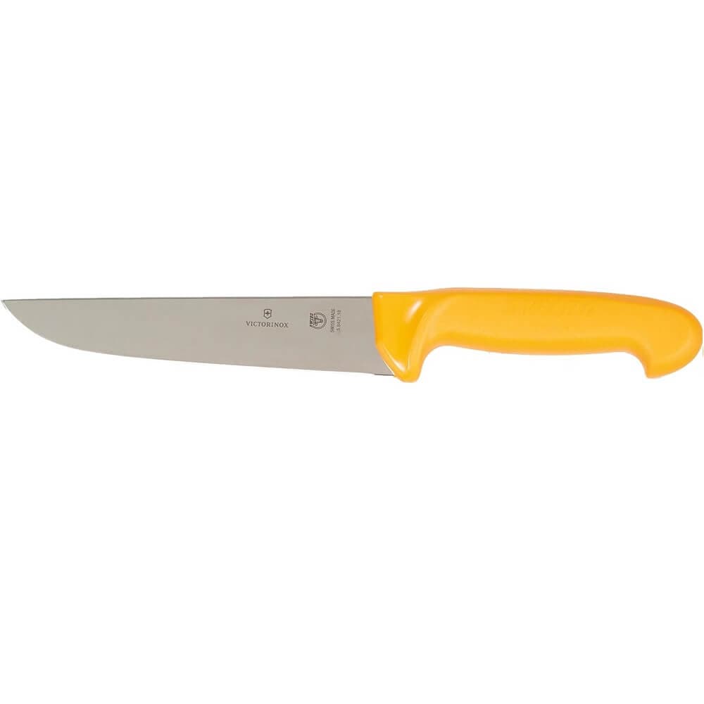 چاقوی سلاخی برند ویکتورینوکس اصل سوئیس 18 سانتی متری (سایز 7) مدل سویی بو 5.8421.18 – Victorinox Swibo Butchers Knife 5.8421.18 18cm