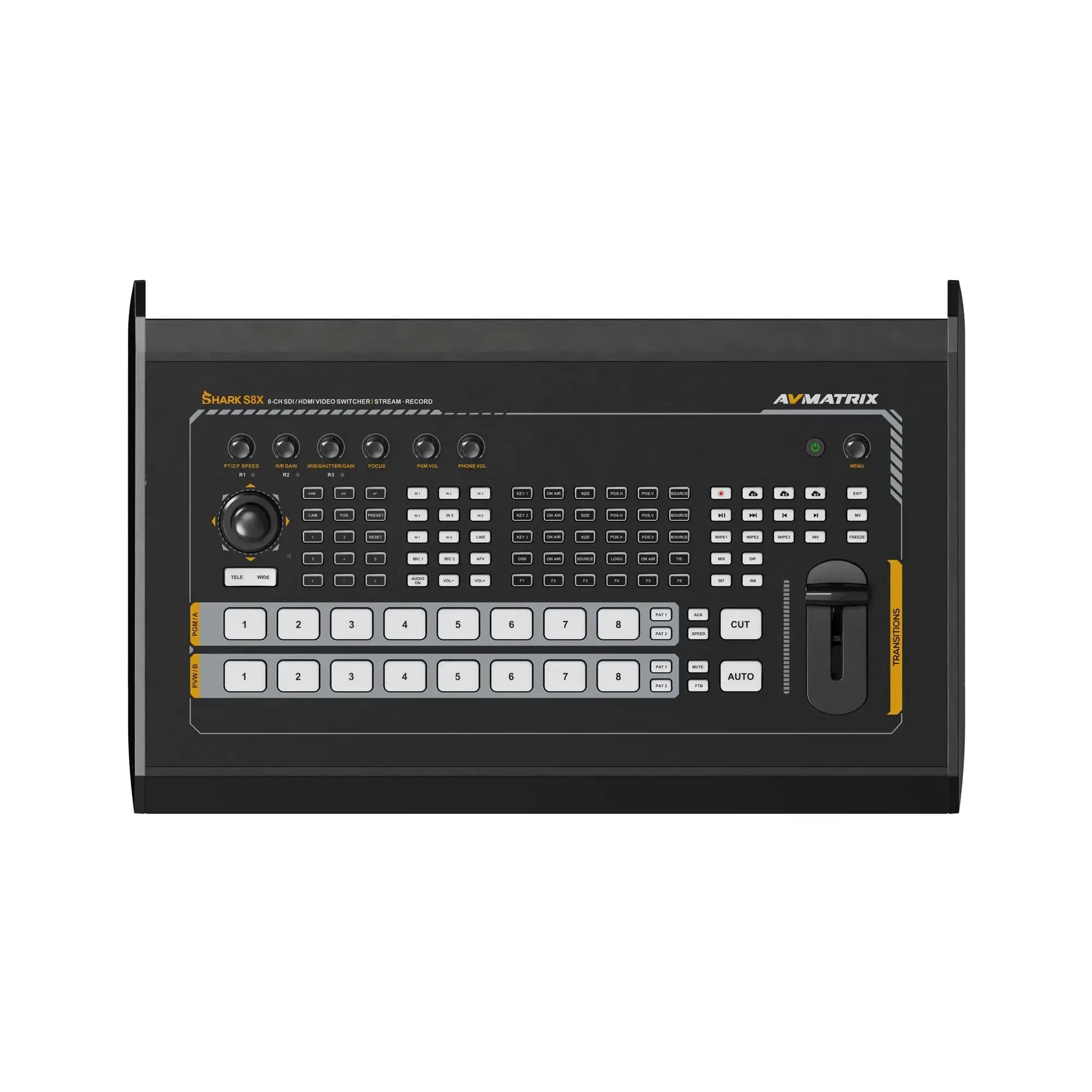 میکسر تصویر ۸ کانال AVMATRIX Shark S8X — تصویر ۳