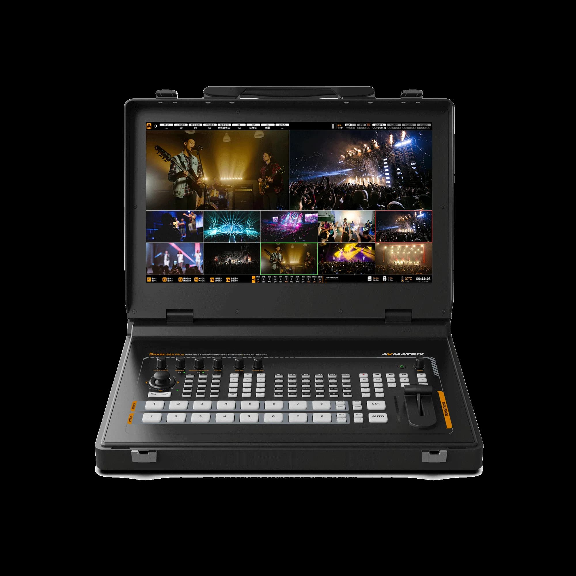 میکسر تصویر پرتابل ۸ کانال AVMATRIX Shark S8X Plus — تصویر ۸