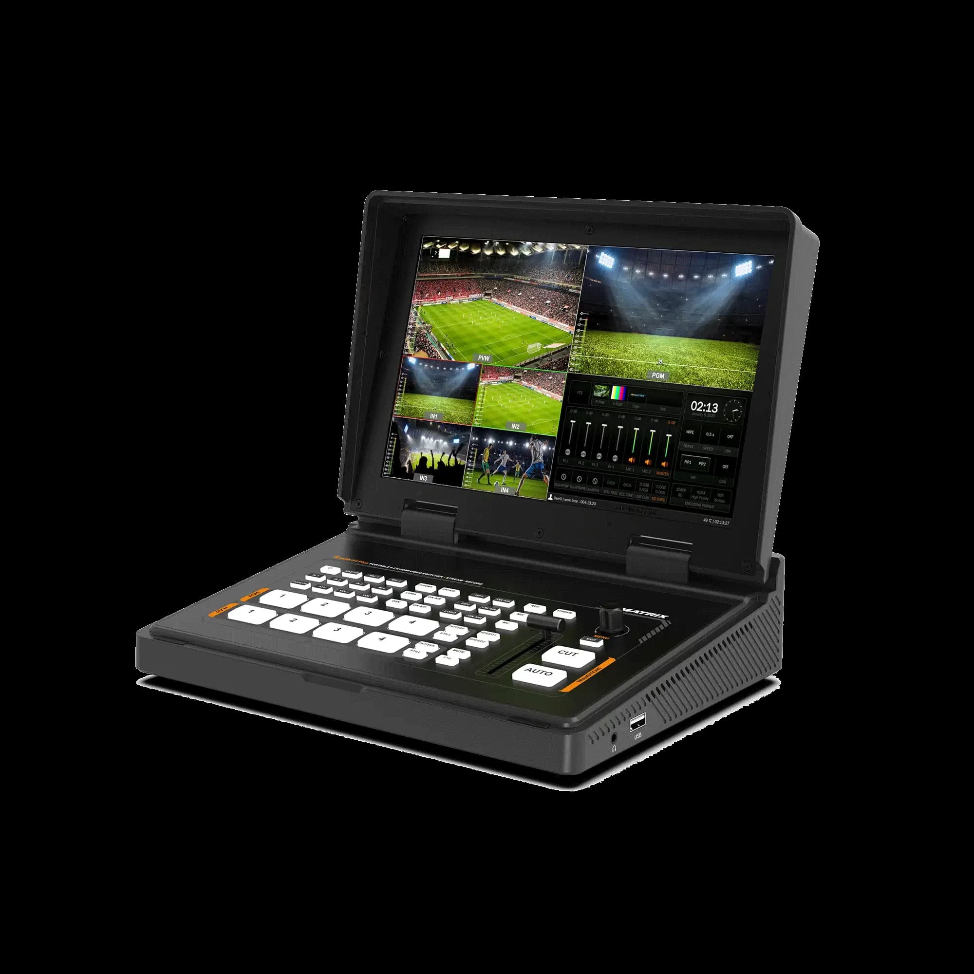 میکسر تصویر پرتابل AVMATRIX Shark H4 Plus — تصویر ۷