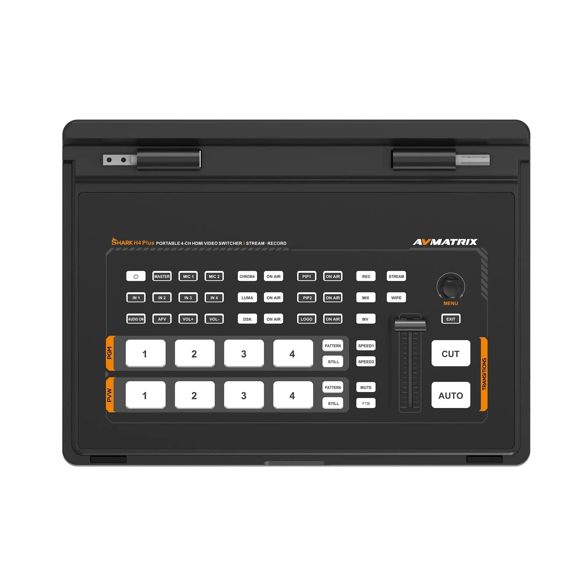 میکسر تصویر پرتابل AVMATRIX Shark H4 Plus — تصویر ۵