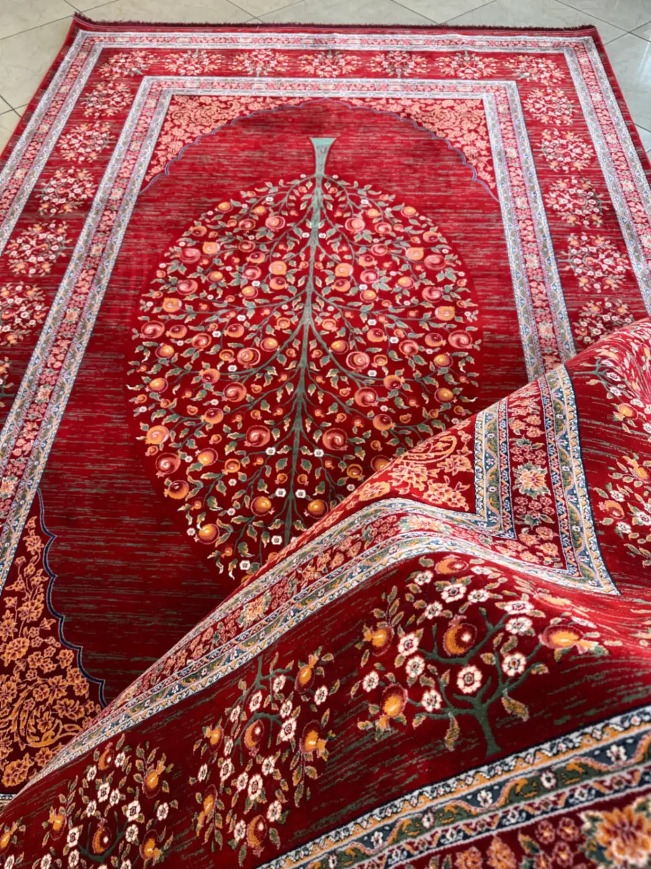 فرش طرح باغ انار لاکی کد Lk — تصویر ۱۲