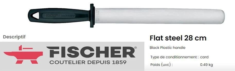 چاقو تیز کن (مصقل) تخت 28 سانتی متری فیشر فرانسه اصل مدل Fischer G221N Extra Fine Flat – G221N — تصویر ۶