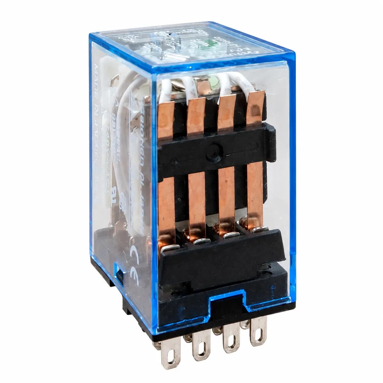 رله امرون شیشه ای 14 پایه 5 آمپر 24 ولت Omron Relay MY4N-J DC