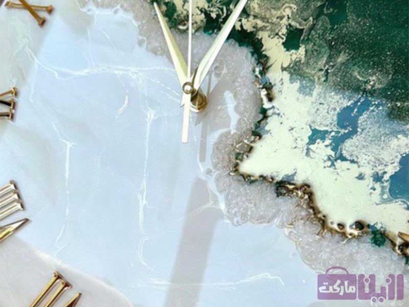 ساعت رزینی دیواری مدل ژئود کد C13 — تصویر ۲