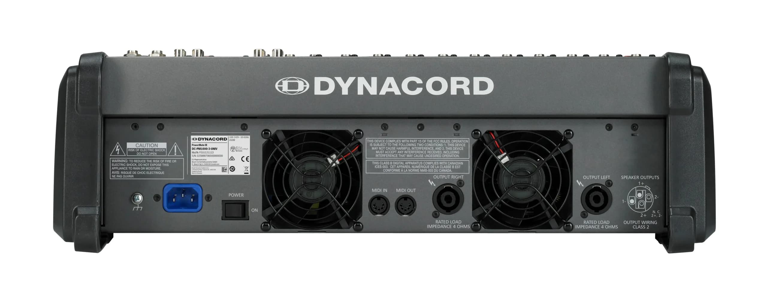 پاور میکسر آنالوگ PM1000-3 برند Dynacord — تصویر ۲