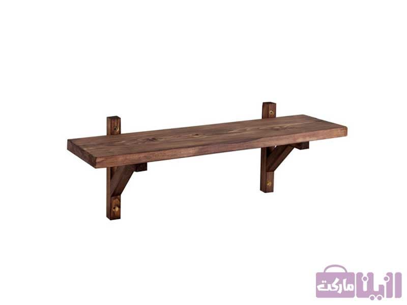 شلف دیواری چوبی مدل Wood-58 — تصویر ۲