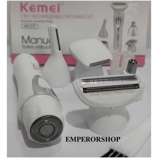 ماشین اصلاح چندکاره بانوان کیمی مدل KM-275 | ۵ سری مختلف