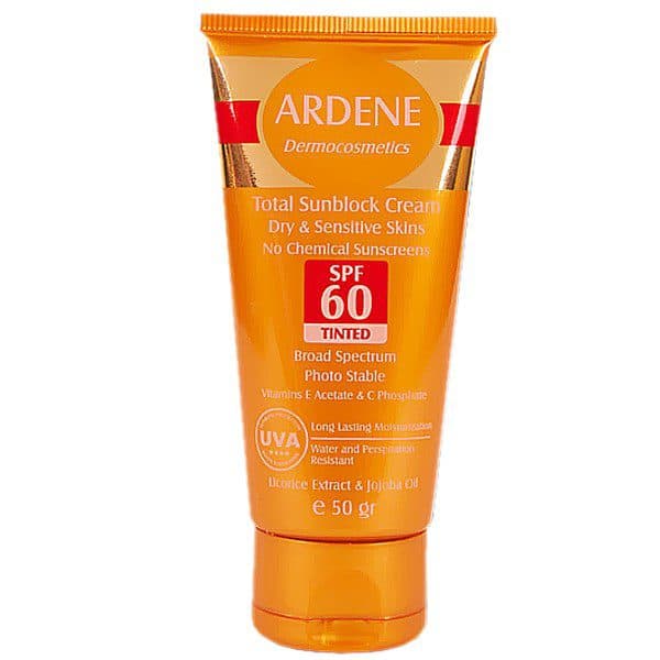 کرم ضد آفتاب رنگی آردن SPF60 مقدار 50 گرم — تصویر ۲