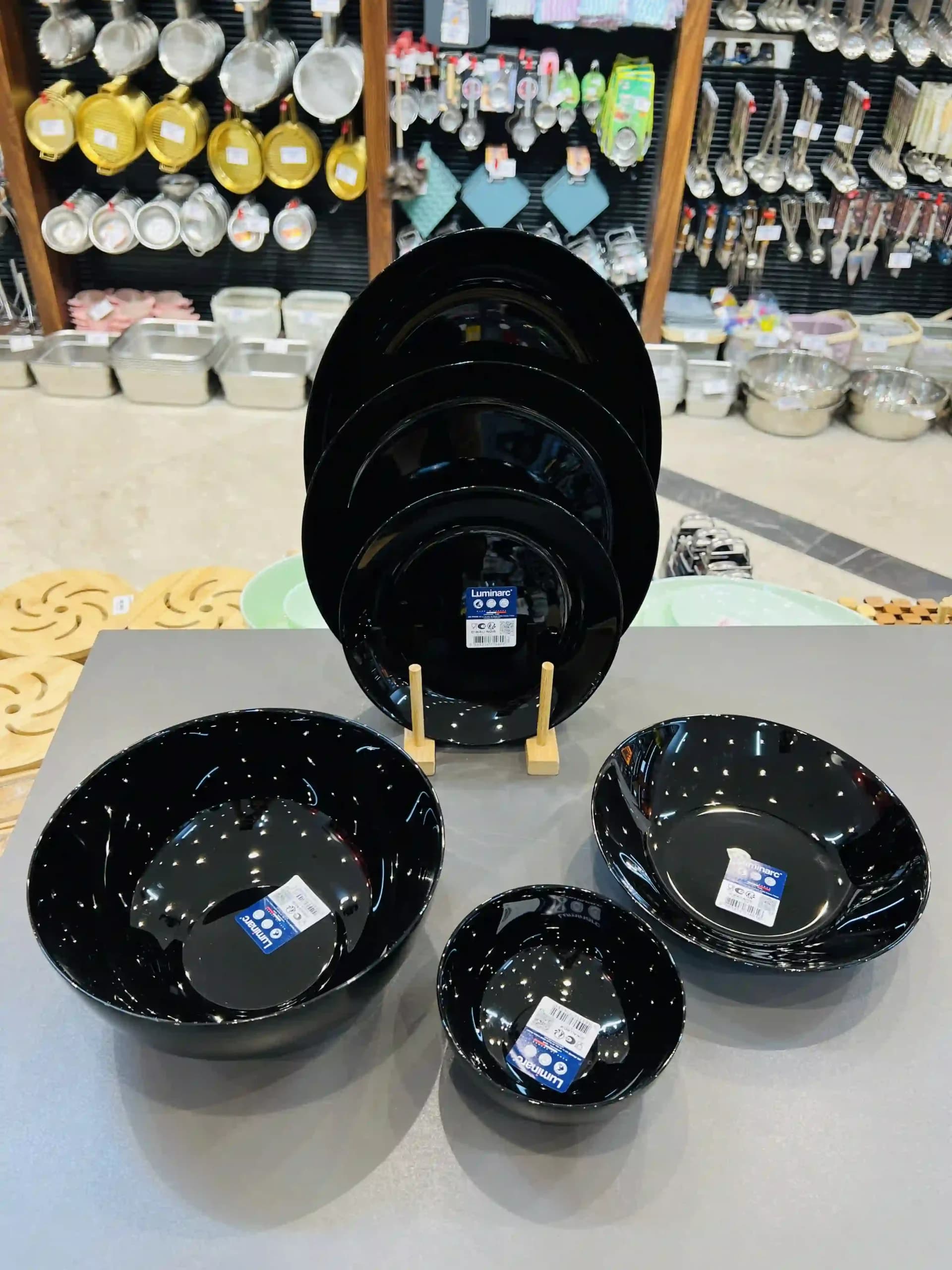سرویس 26 پارچه دیوالی مشکی LUMINARC — تصویر ۵
