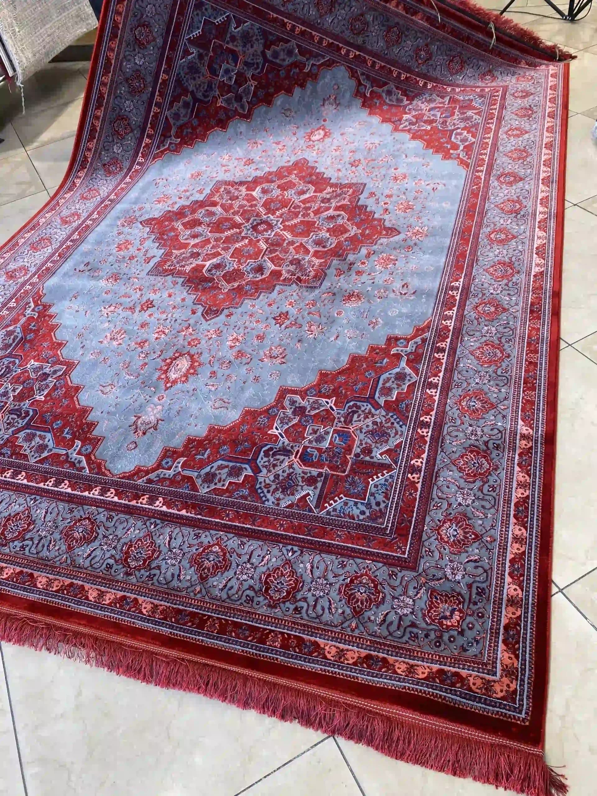 فرش طرح هریس لاکی طوسی کدdlm — تصویر ۱۱