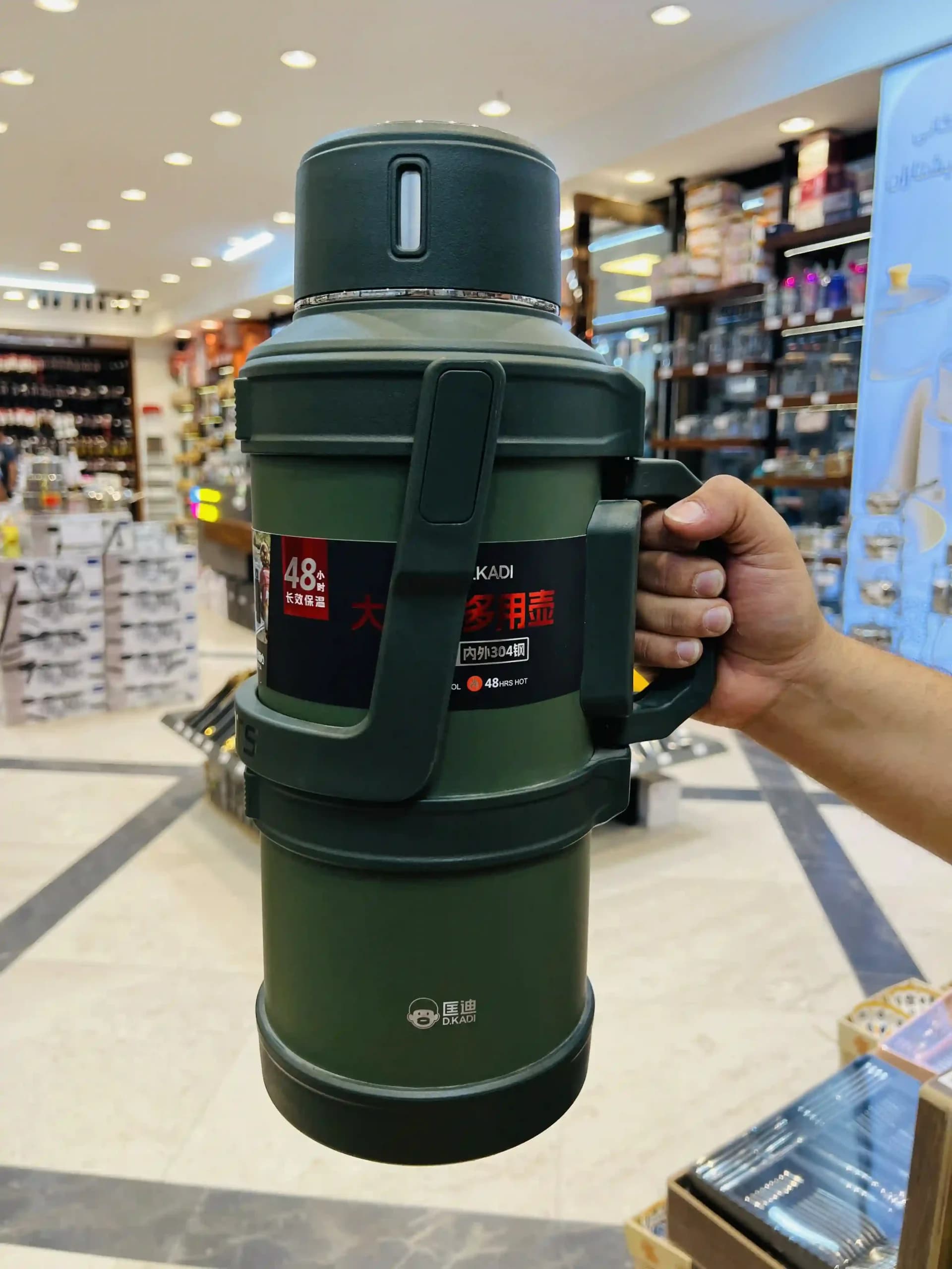 فلاسک استیل 304 حرفهای 5 لیتری K9058-0 | 48 ساعت گرم/سرد — تصویر ۱۲