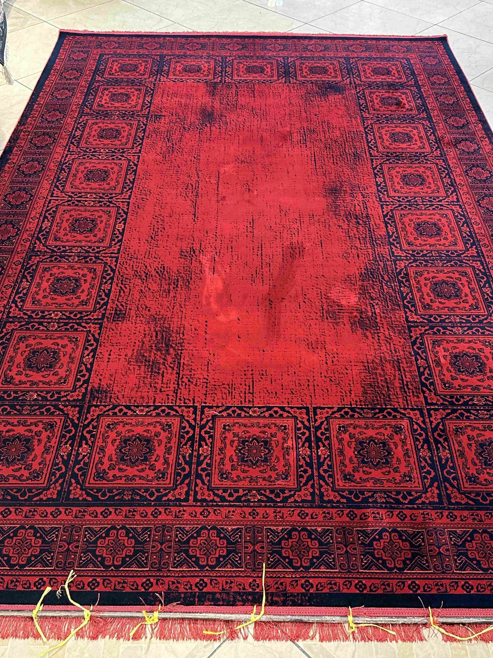 فرش مهریس طرح کف ساده لاکی کد71018 — تصویر ۳