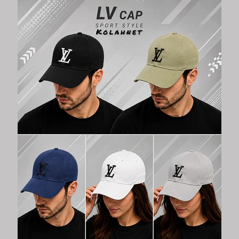 کلاه بیسبالی لویی ویتون (LV) کد 6324 — تصویر ۲