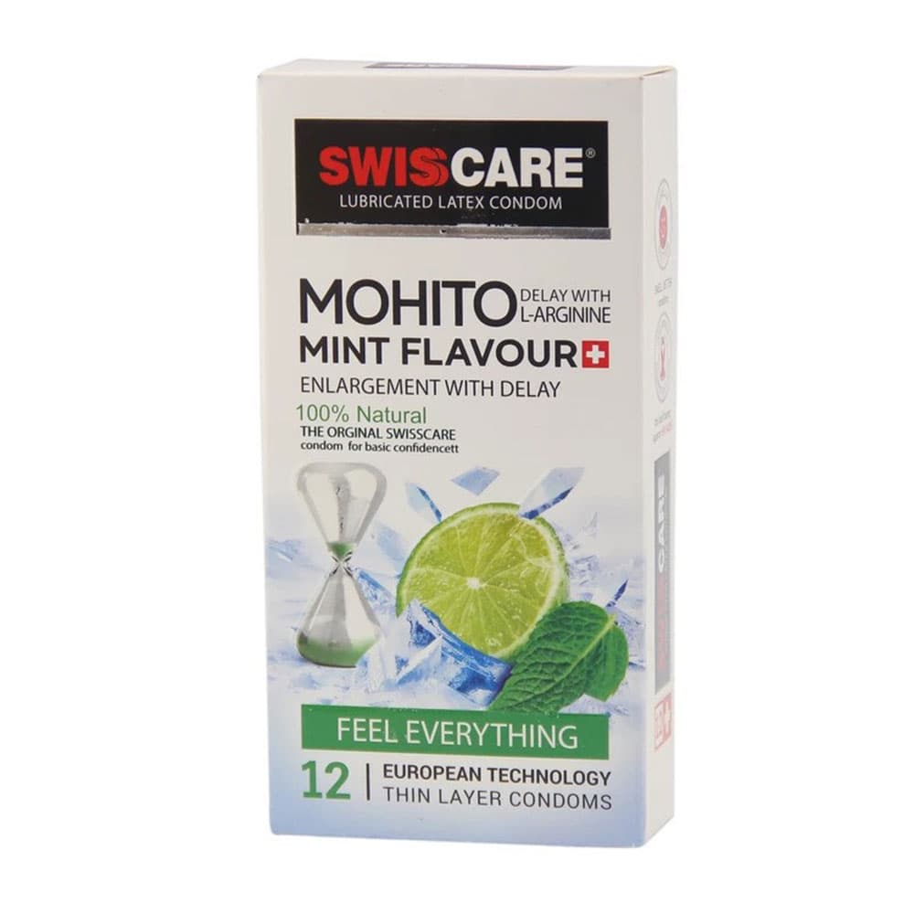 کاندوم یخی تاخیری سوئیس کر مدل Mint Flavour — تصویر ۲