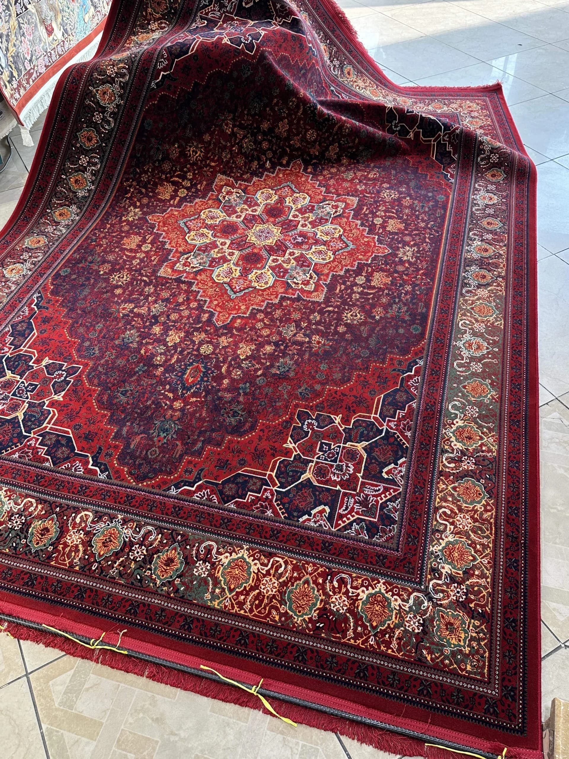 فرش طرح هریس لاکی پرتقالی کدLP — تصویر ۲