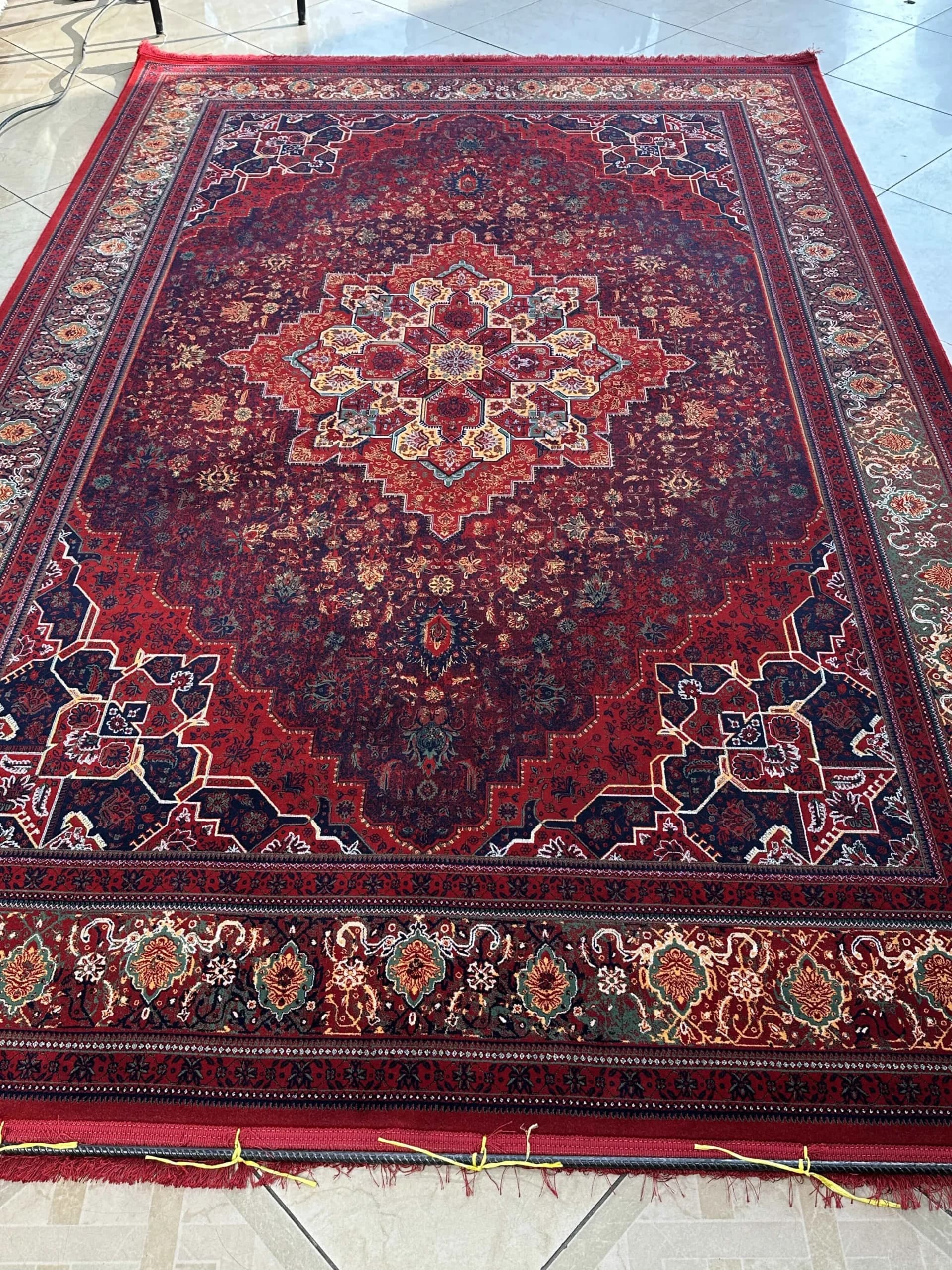 فرش طرح هریس لاکی پرتقالی کدLP — تصویر ۵
