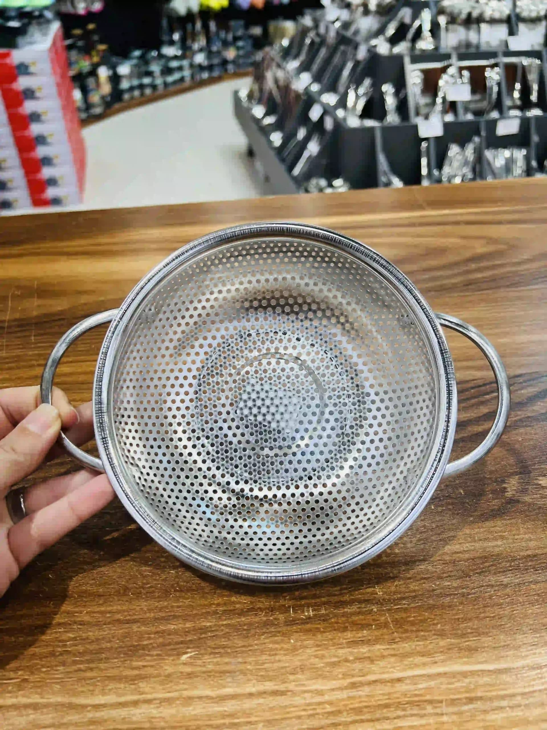 آبکش استیل پانچ سایز (16cm) AP1 — تصویر ۴