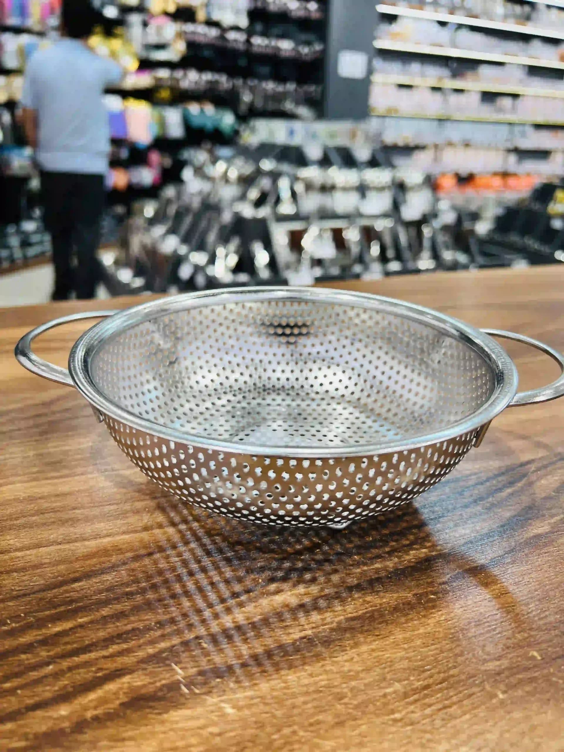 آبکش استیل پانچ سایز (16cm) AP1 — تصویر ۲