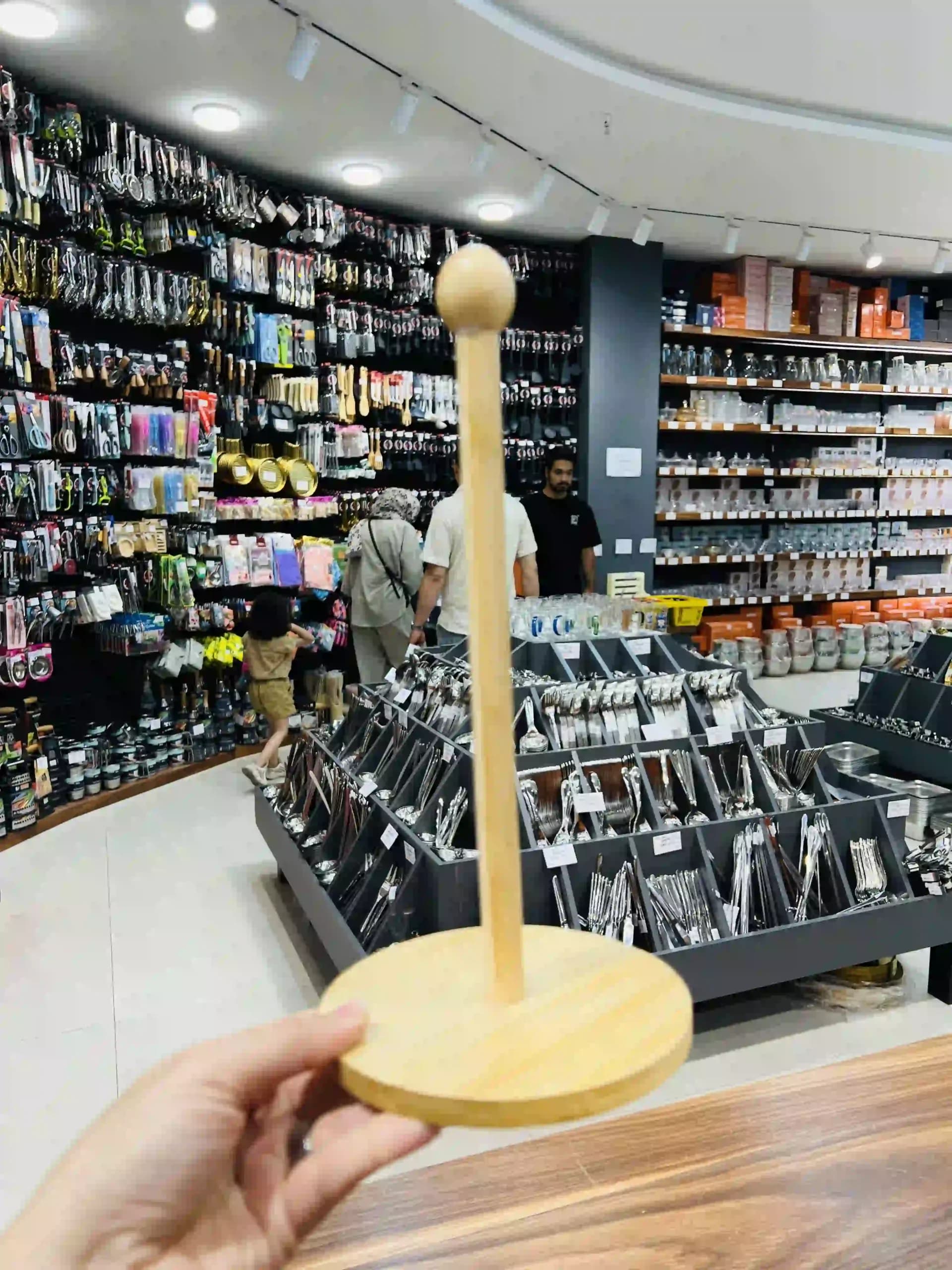 جا دستمال چوبی بامبو bm45 — تصویر ۵