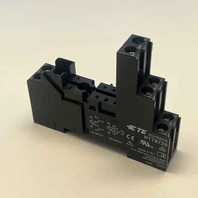 سوکت رله شراک 8 پایه سوزنی | Schrack RT78726 — تصویر ۲