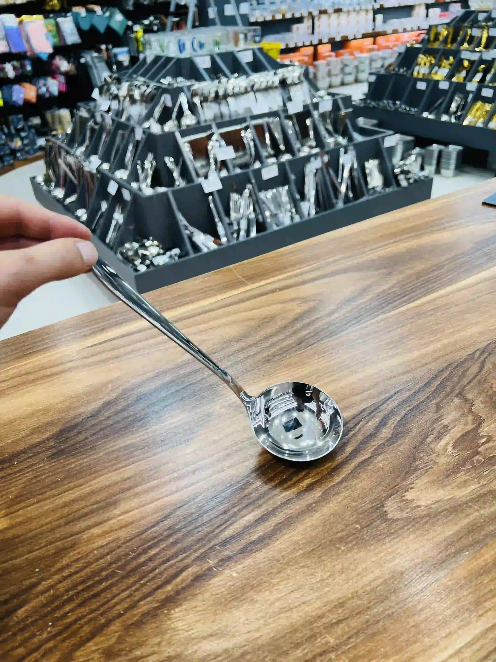 ملاقه متوسط یونیک 2401 silver — تصویر ۳