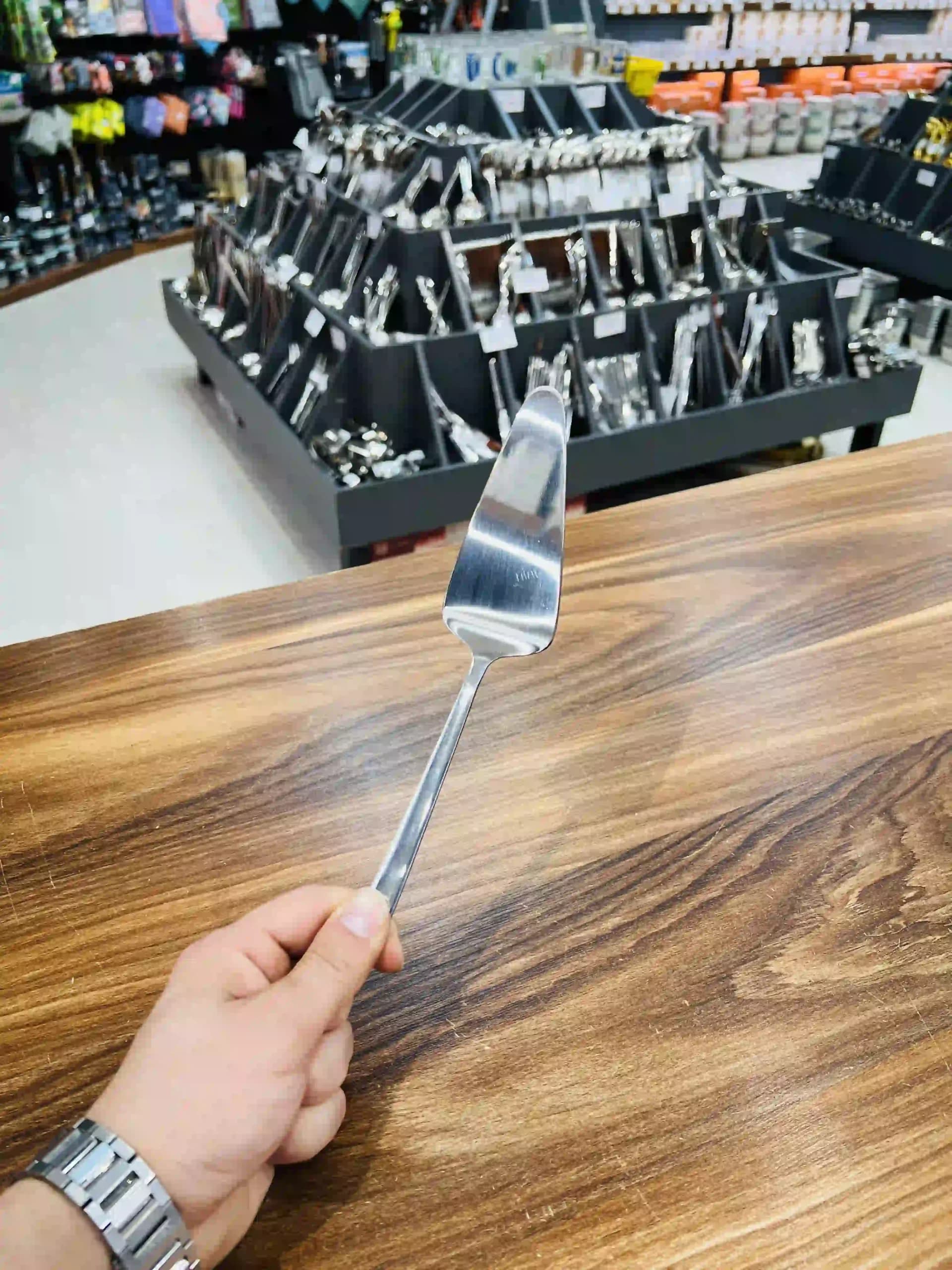 کفگیر کیک یونیک 2401 silver — تصویر ۲