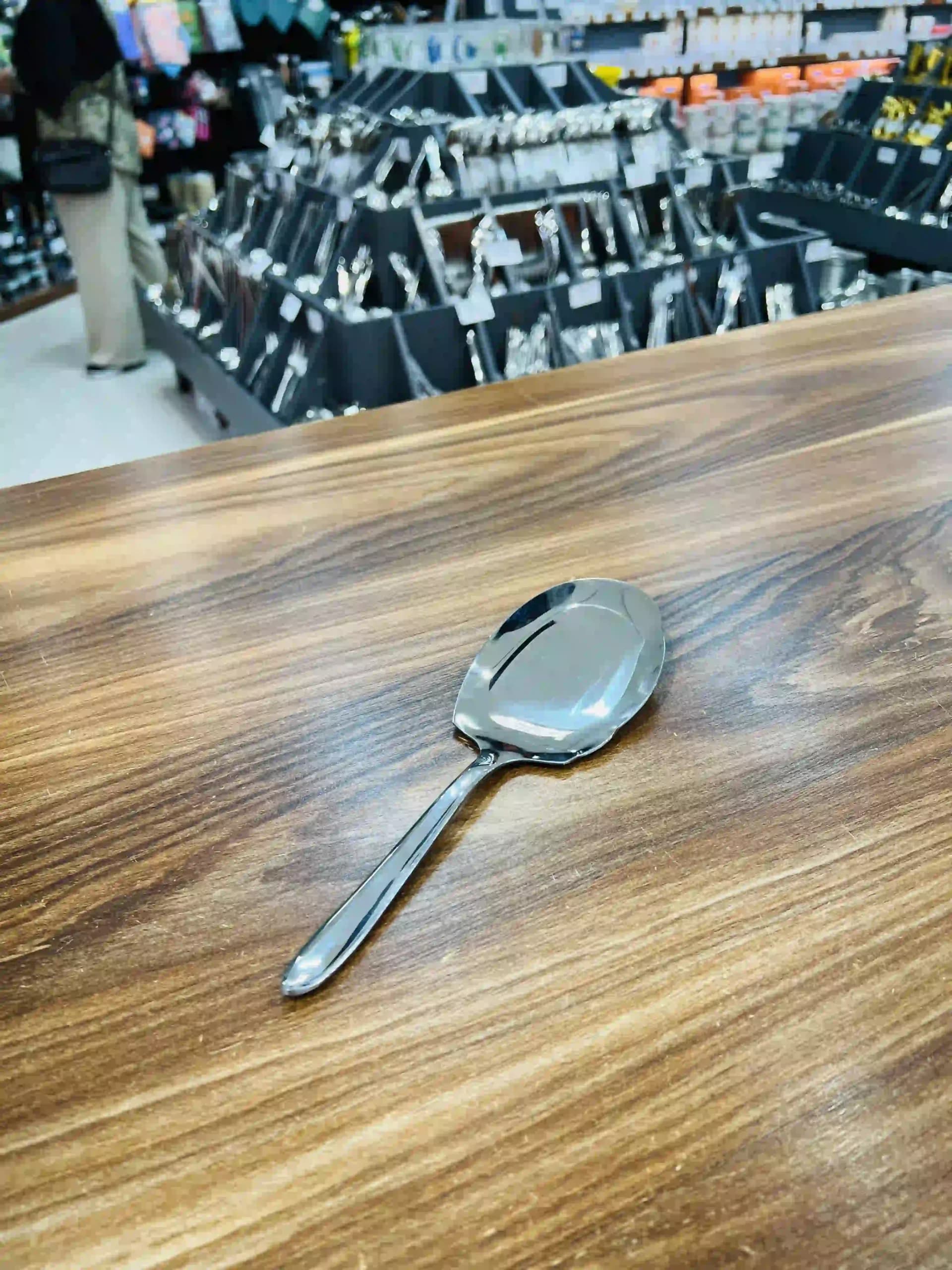 کفگیر دسته کوتاه یونیک SILVER — تصویر ۶
