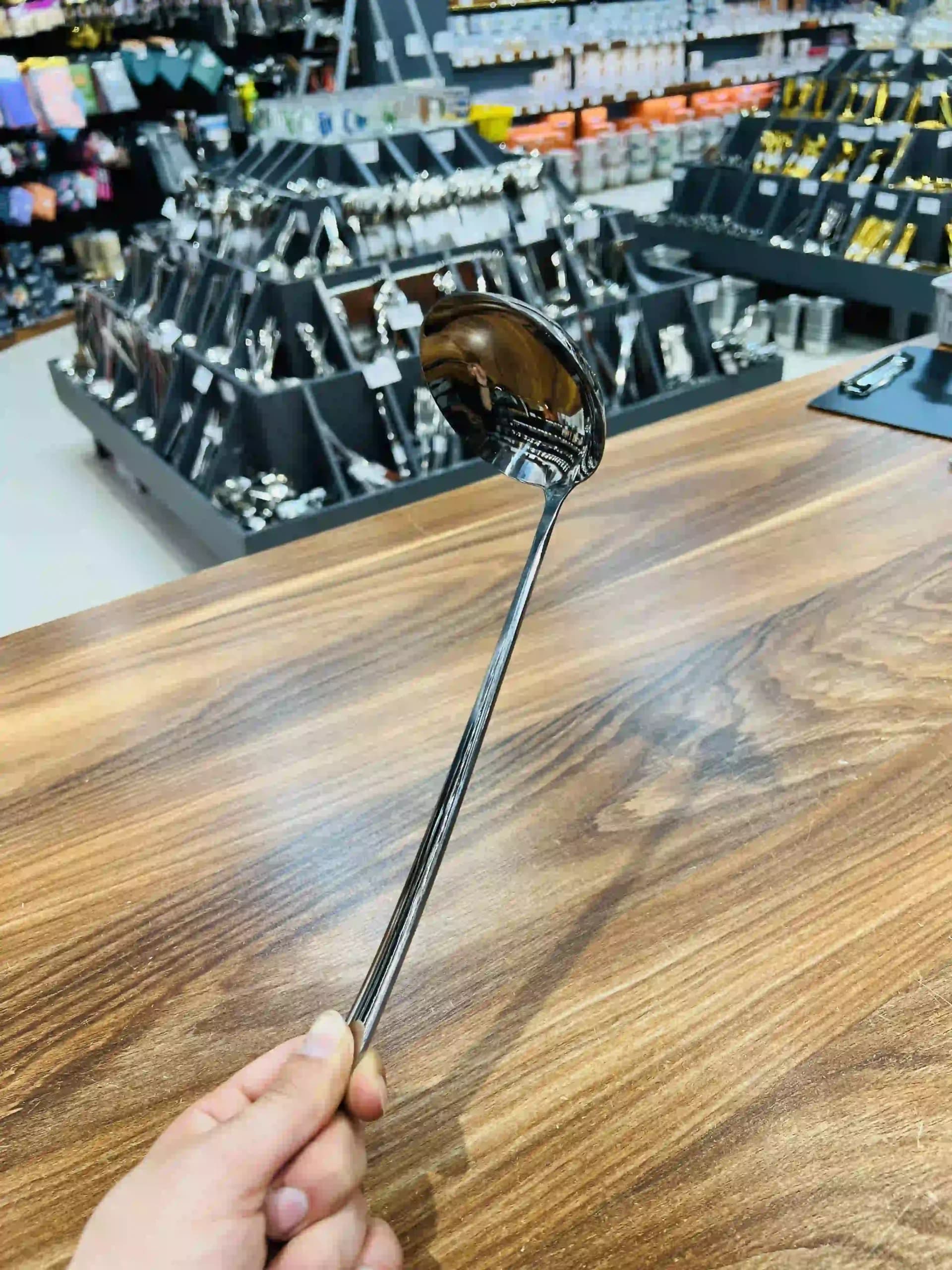 ملاقه بزرگ یونیک 2401 silver — تصویر ۶