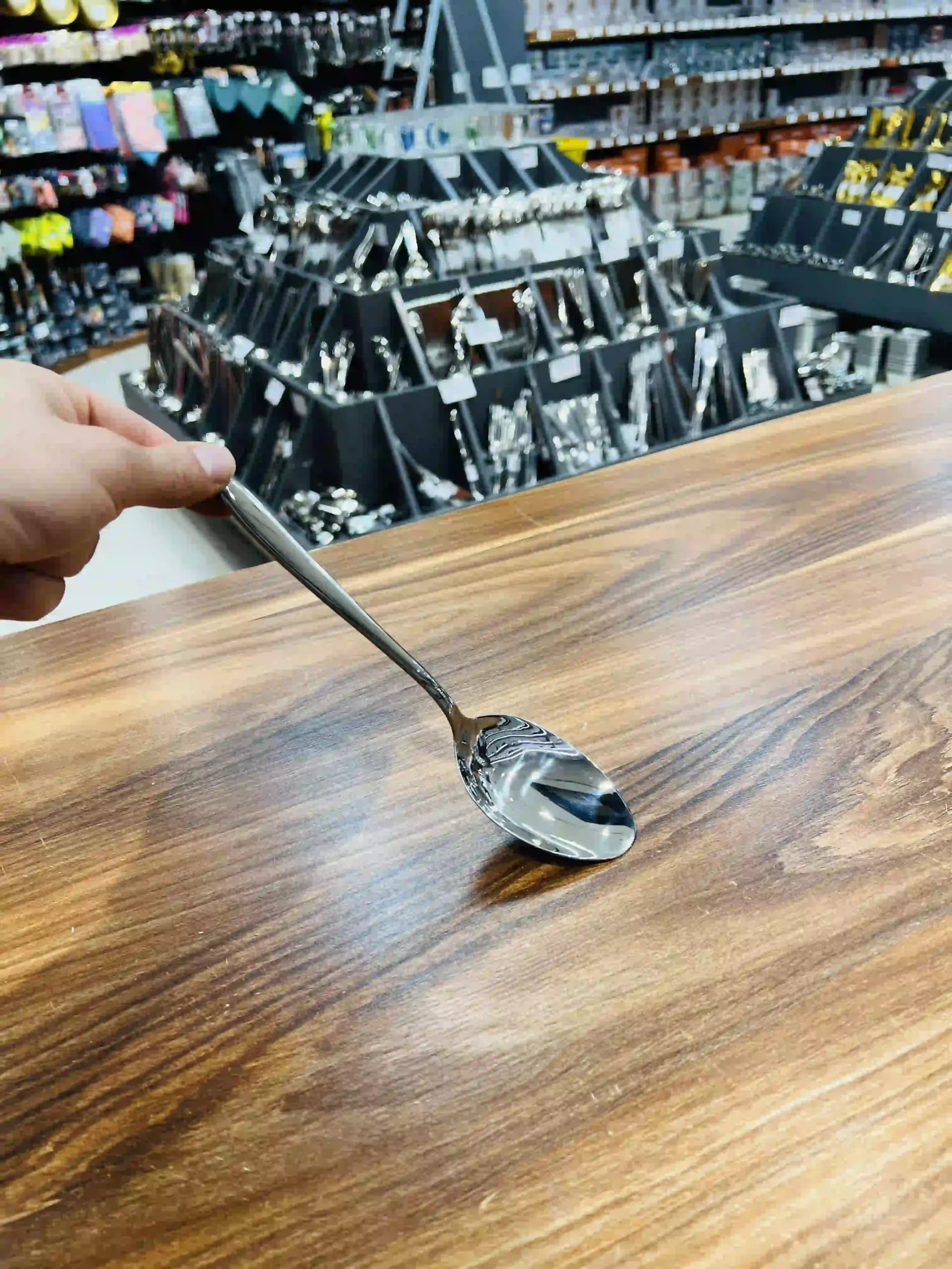 قاشق بزرگ یونیک 2401 silver — تصویر ۶
