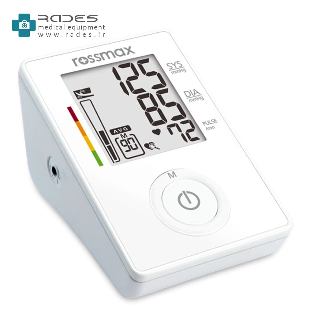 فشارسنج دیجیتال رزمکس ROSSMAX CF-155f به همراه آداپتور — تصویر ۴