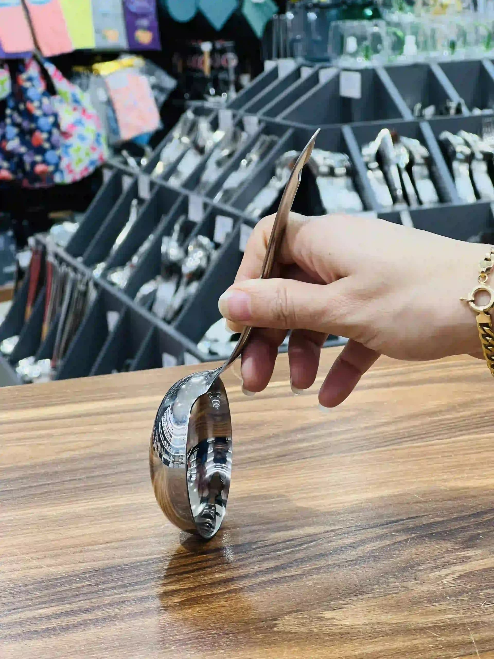 ملاقه کوچک هندی یونیک SILVER — تصویر ۲