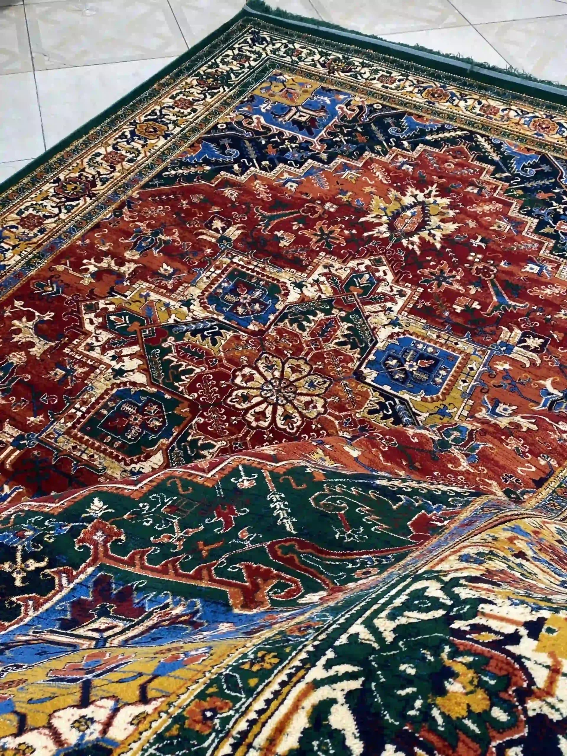فرش سین راد هریس سبزلاکی7040 — تصویر ۷