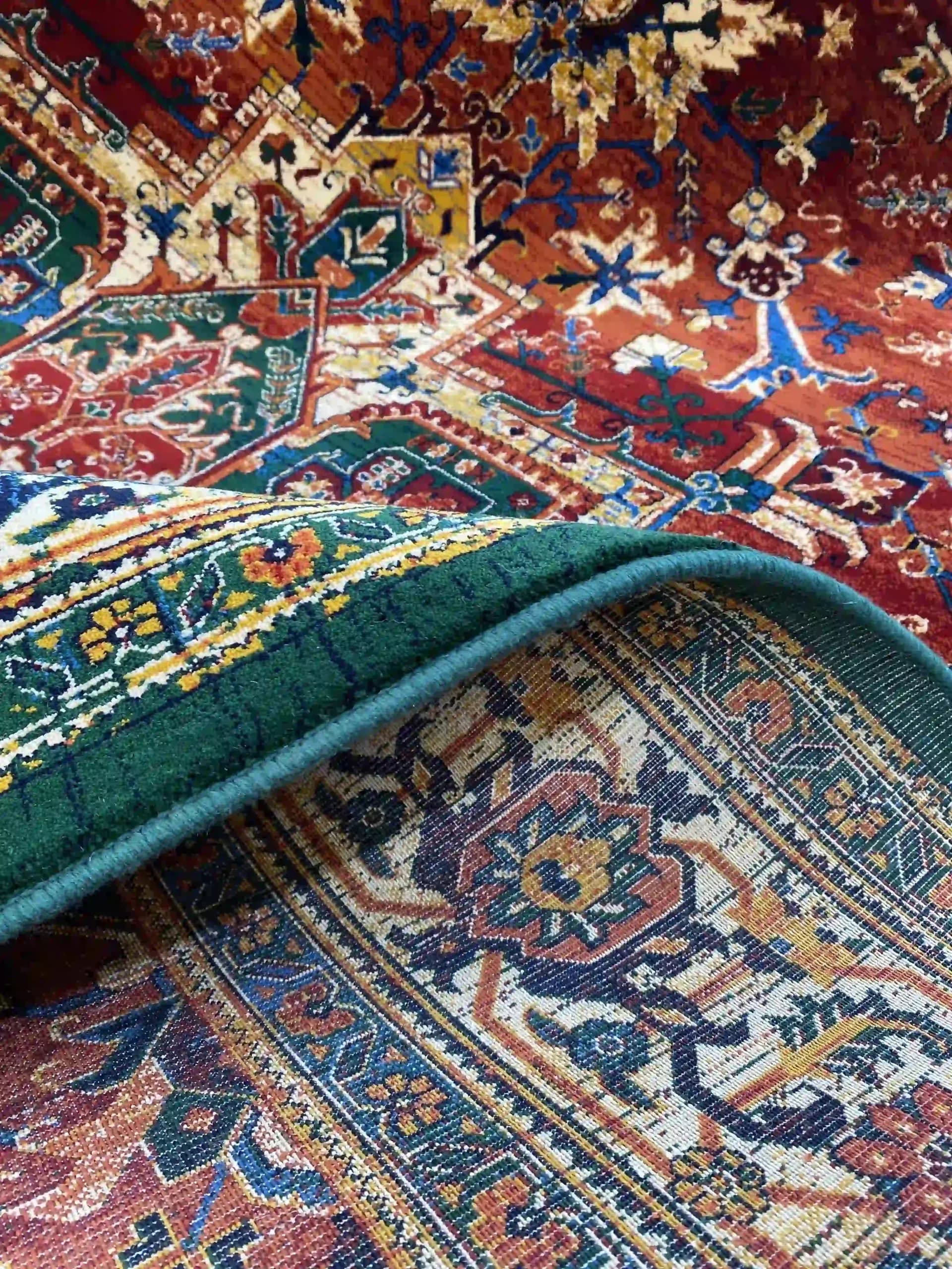 فرش سین راد هریس سبزلاکی7040 — تصویر ۴