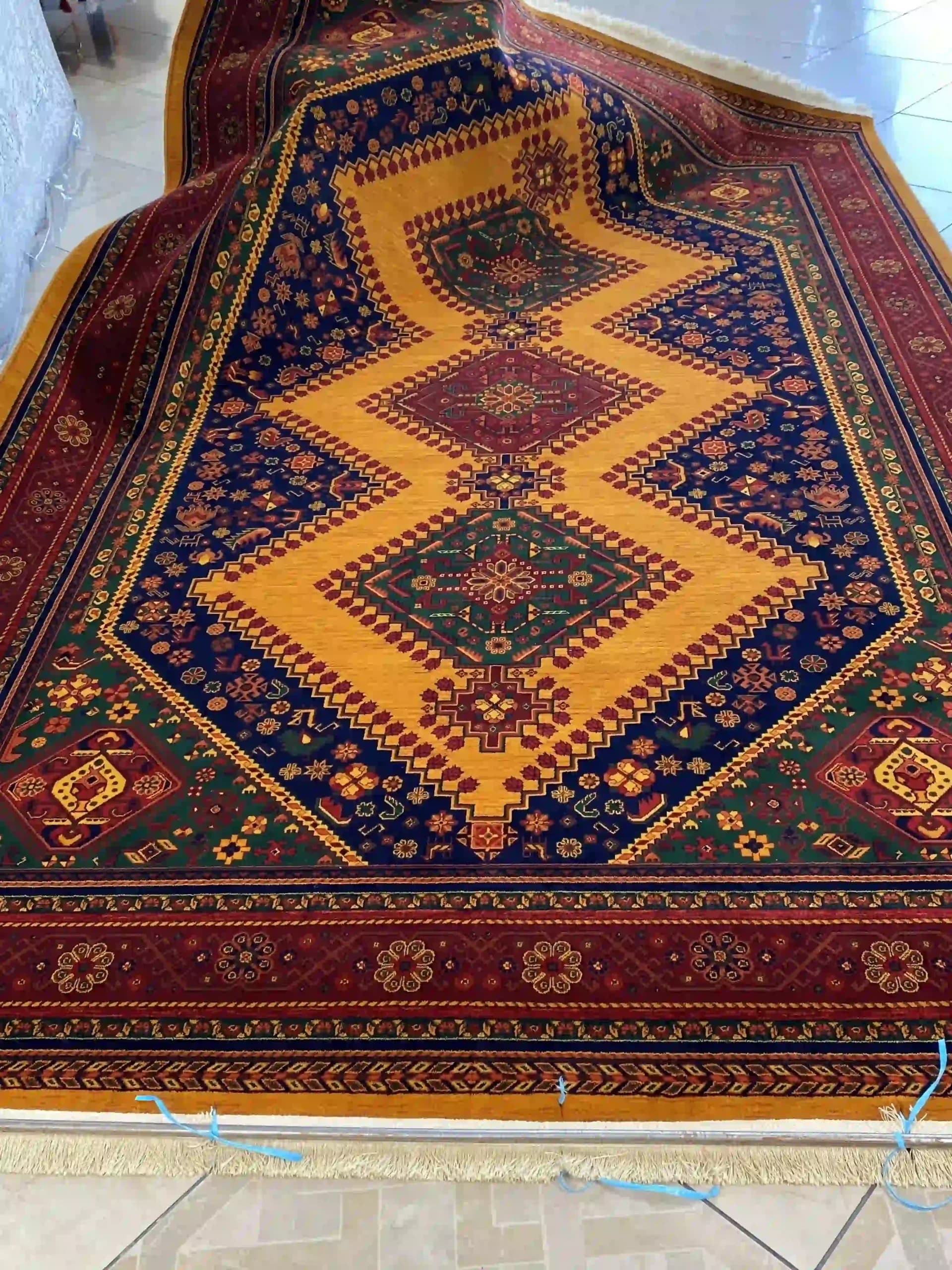 فرش یادگار زعفرانیه کد719d — تصویر ۶