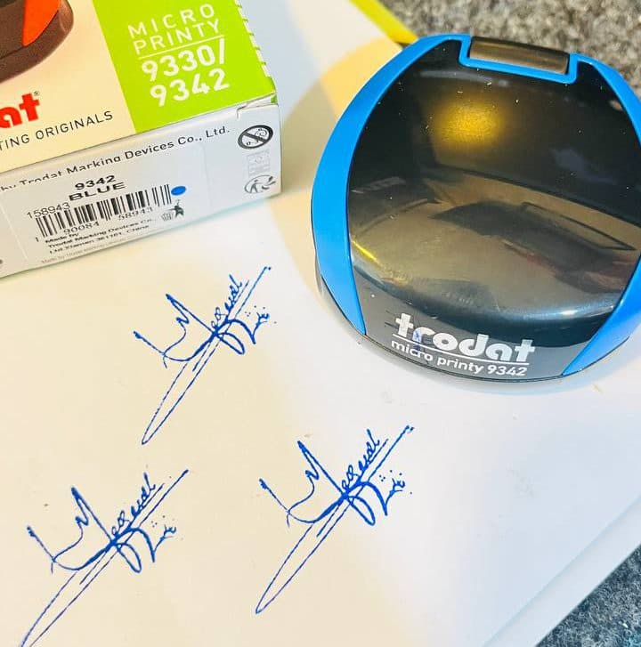 مهرجیبی دایره ترودات Trodat 9342 — تصویر ۱۰