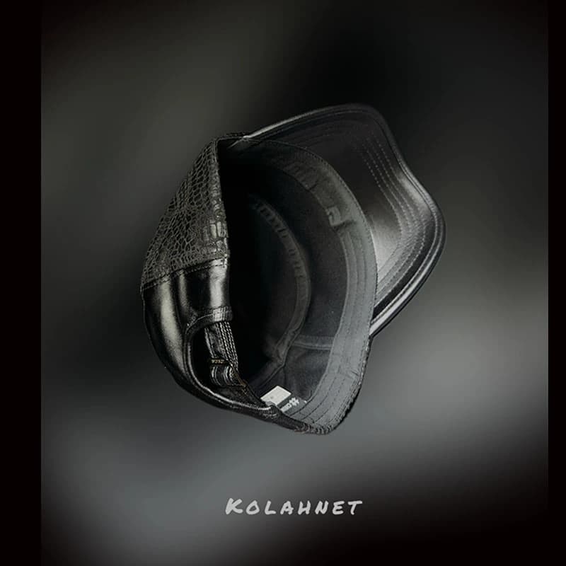 کلاه سرتخت چرم کد 6066 — تصویر ۳