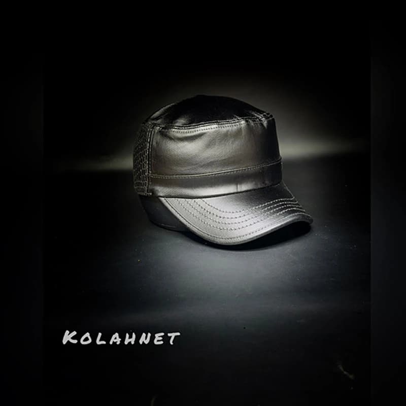 کلاه سرتخت چرم کد 6066 — تصویر ۲