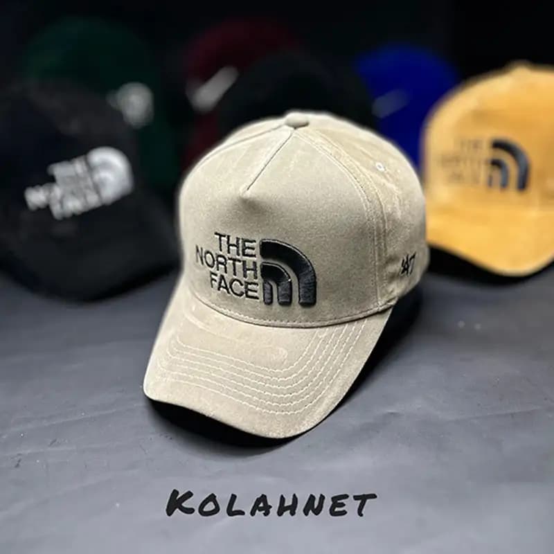 کلاه بیسبالی مخمل 47 طرح The North Face کد 6054 — تصویر ۴