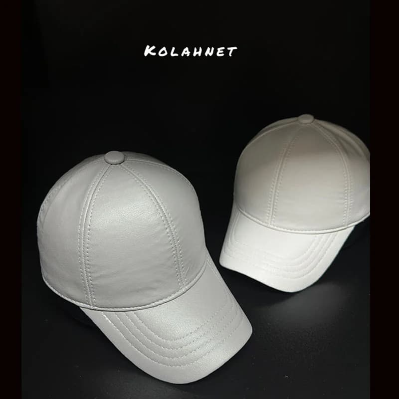 کلاه بیسبالی چرم صنعتی کد 5990 — تصویر ۸