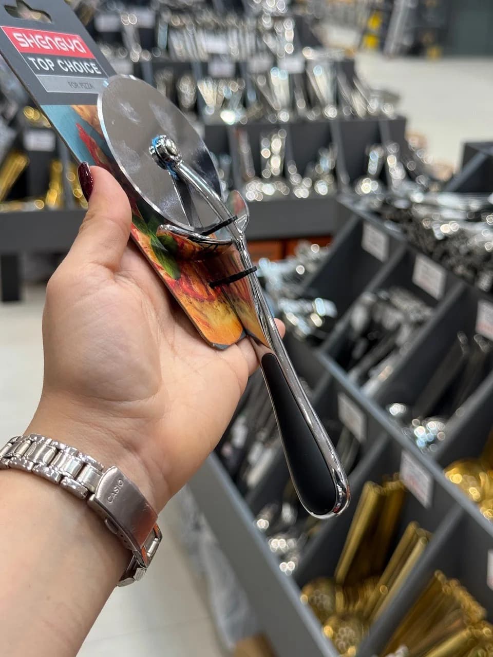 پیتزا بر استیل شنگیا 555-27&E2553A — تصویر ۳