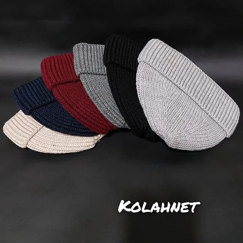 کلاه لئونی بافت کبریتی کد 5970 — تصویر ۸
