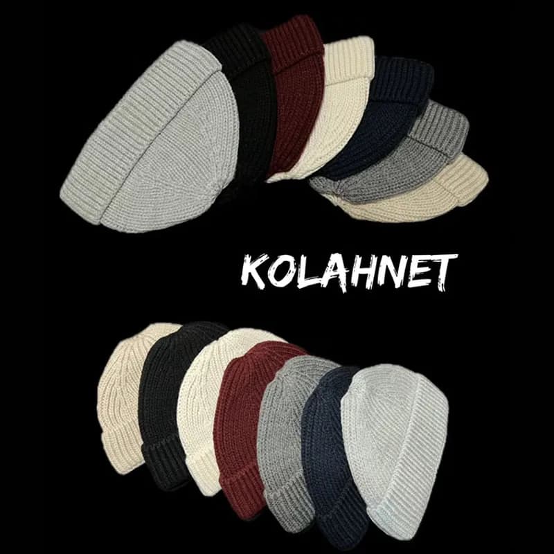 کلاه لئونی بافت کبریتی کد 5970 — تصویر ۲