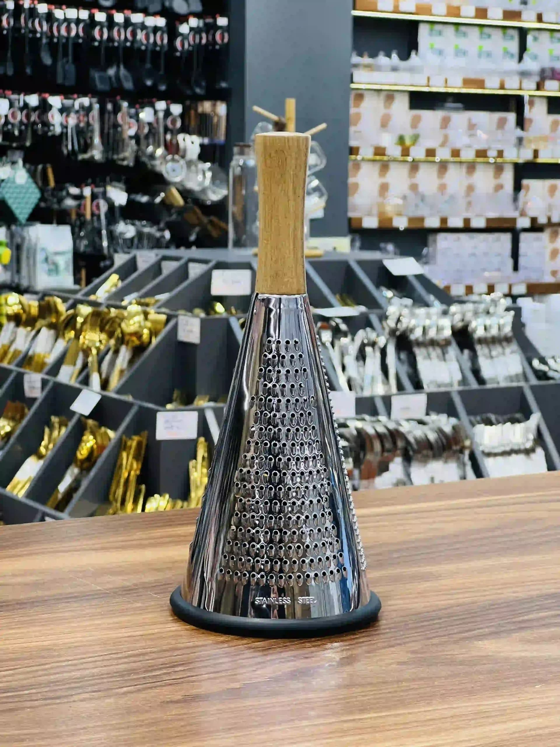 رنده استیل دسته چوب متوسط برند شنگیا H0527 — تصویر ۹